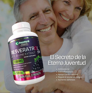 Resveratrol - Suplemento Potenciador & Rejuvenecedor